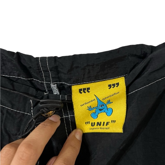 UNIF Nylon Cargo Baggy Y2K Pants Trousers - Picture 8 of 10